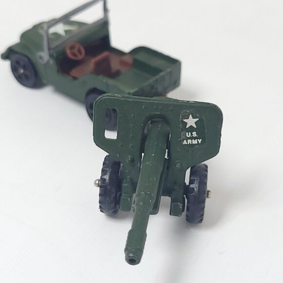 Historical Miniatures - Loose Miniatures Corgi Willys Jeep EX Canon - Picture 6 of 9